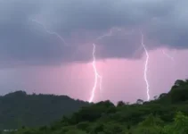 Cotia trovões e raios