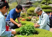 Ação de Cidadania no Jardim Japão