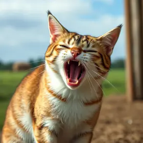 raiva em gatos